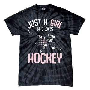 Just a  who loves Hockey Ice Tie-Dye T-Shirt