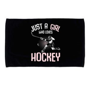 Just a  who loves Hockey Ice Microfiber Hand Towel