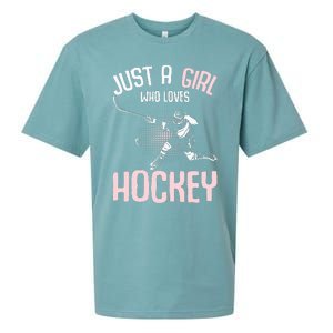 Just a  who loves Hockey Ice Sueded Cloud Jersey T-Shirt