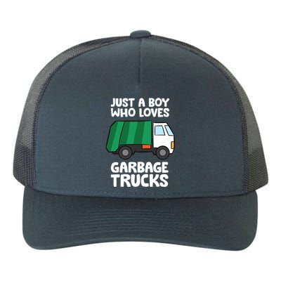 Just A Who Loves Garbage Trucks Gift Yupoong Adult 5-Panel Trucker Hat