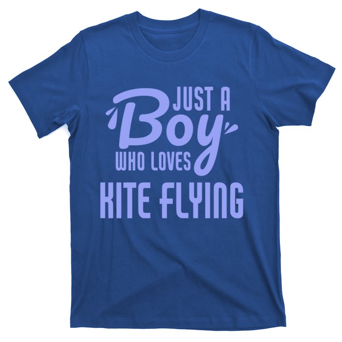 Just A Who Loves Kite Flying Funny Kite Flyer Cool Gift T-Shirt