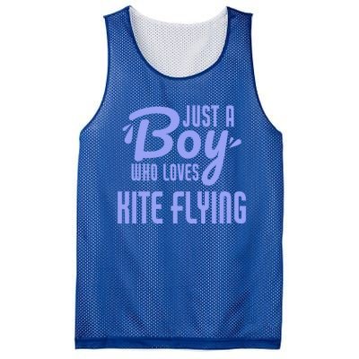 Just A Who Loves Kite Flying Funny Kite Flyer Cool Gift Mesh Reversible Basketball Jersey Tank