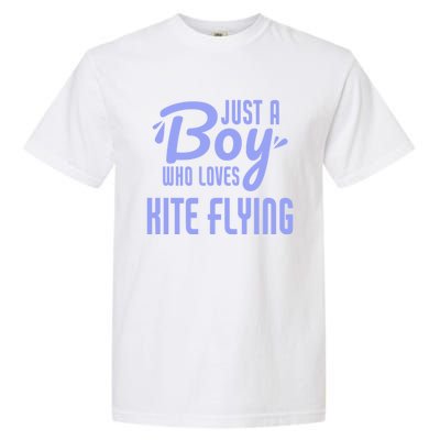 Just A Who Loves Kite Flying Funny Kite Flyer Cool Gift Garment-Dyed Heavyweight T-Shirt