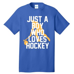 Just A Who Loves Hockey Product Gift Tall T-Shirt