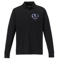 Just A  Who Loves Horses For Horses Lover Performance Long Sleeve Polo