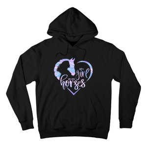 Just A  Who Loves Horses For Horses Lover Hoodie