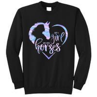 Just A  Who Loves Horses For Horses Lover Sweatshirt