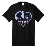 Just A  Who Loves Horses For Horses Lover Tall T-Shirt