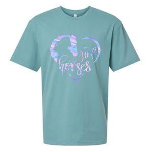 Just A  Who Loves Horses For Horses Lover Sueded Cloud Jersey T-Shirt