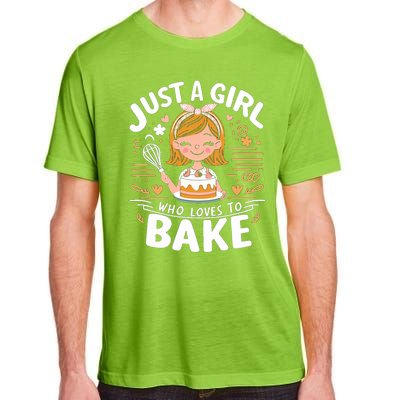 Just A Who Loves To Bake Cute Baking Lover Graphic Gift Adult ChromaSoft Performance T-Shirt