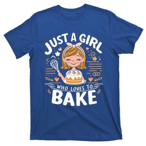 Just A Who Loves To Bake Cute Baking Lover Graphic Gift T-Shirt