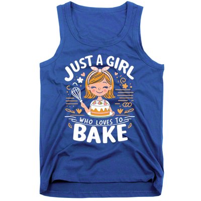 Just A Who Loves To Bake Cute Baking Lover Graphic Gift Tank Top