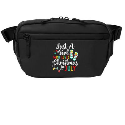 Just A Who Loves Christmas In Jully Summer Beach Women Crossbody Pack