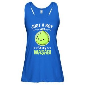 Just A Who Loves Wasabi Sushi Lover Gift Ladies Essential Flowy Tank