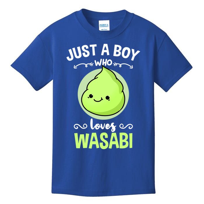 Just A Who Loves Wasabi Sushi Lover Gift Kids T-Shirt