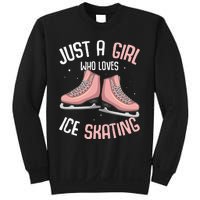 Just A  Who Loves Ice Skating Sweatshirt