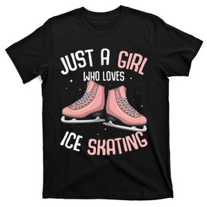 Just A  Who Loves Ice Skating T-Shirt