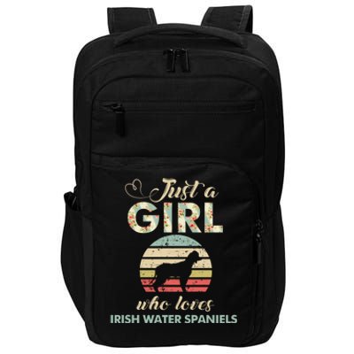 Just A Who Loves Irish Water Spaniels Gift Impact Tech Backpack