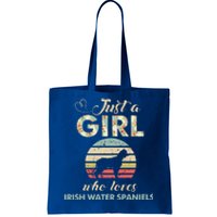 Just A Who Loves Irish Water Spaniels Gift Tote Bag