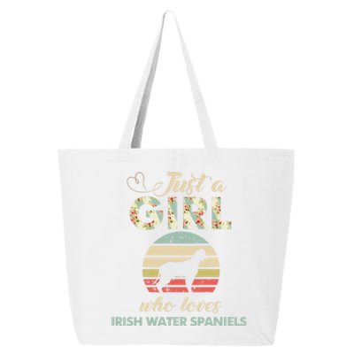 Just A Who Loves Irish Water Spaniels Gift 25L Jumbo Tote