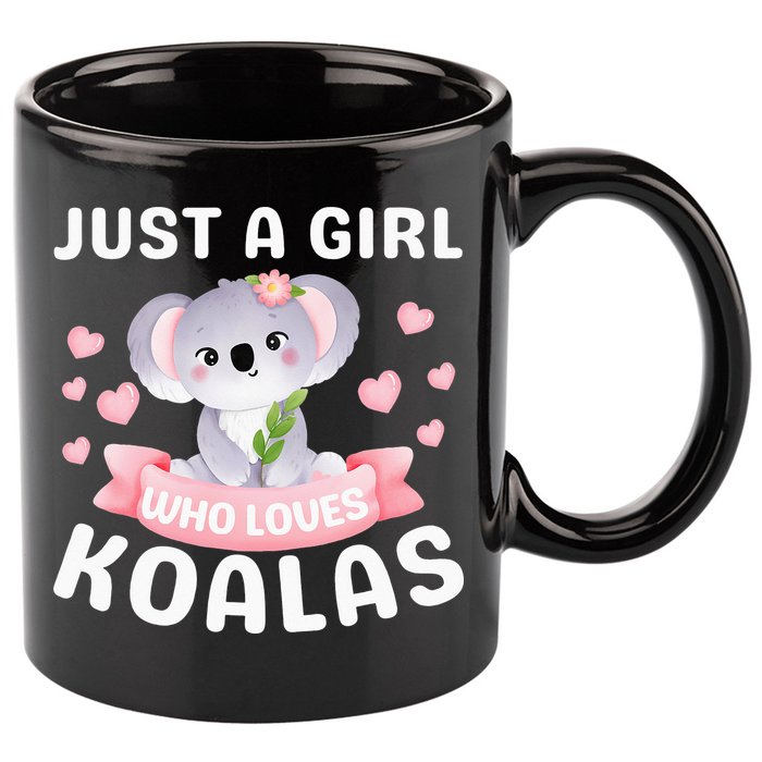 Just A  Who Loves Koala Bear 11oz C Handle Ceramic Mug