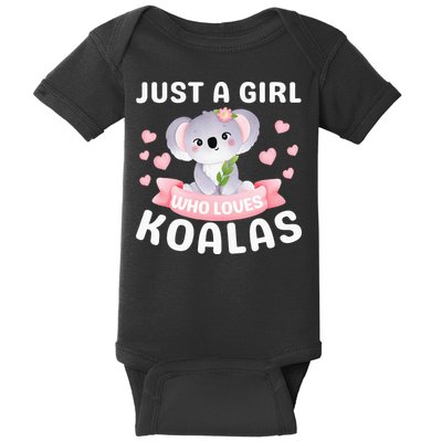 Just A  Who Loves Koala Bear Baby Bodysuit