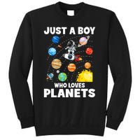 Just A  Who Loves Planets & Solar System Space Science Sweatshirt