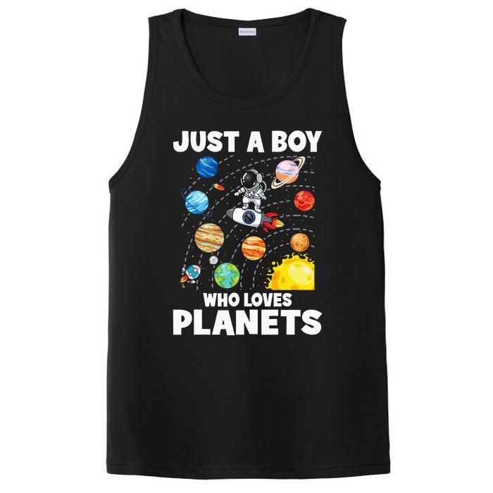 Just A  Who Loves Planets & Solar System Space Science PosiCharge Competitor Tank