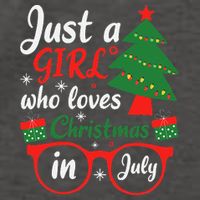 Just A Who Loves Christmas In July Summer Gift Vector Backpack