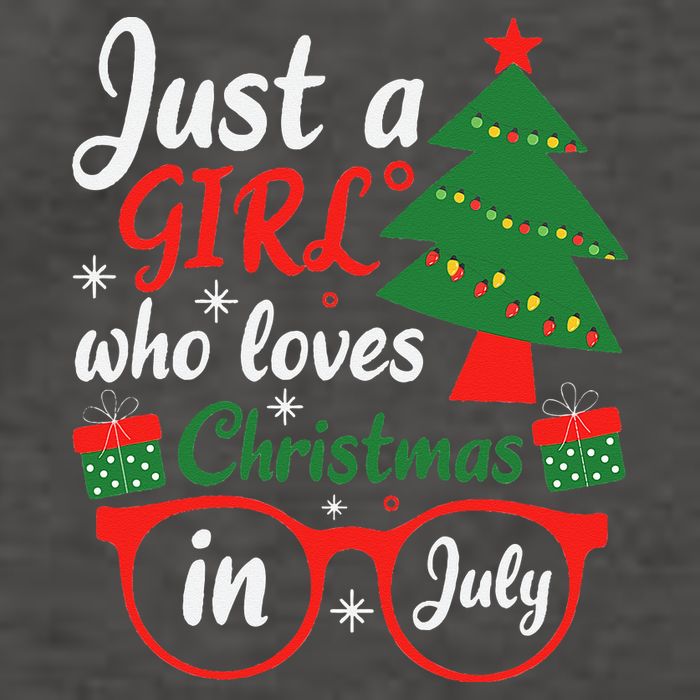 Just A Who Loves Christmas In July Summer Gift Vector Backpack