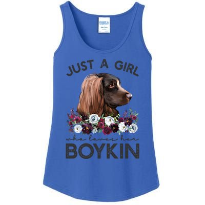 Just A Who Loves Her Kin Spaniel Gift Ladies Essential Tank