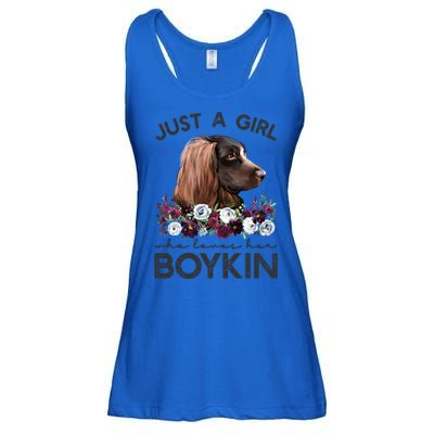 Just A Who Loves Her Kin Spaniel Gift Ladies Essential Flowy Tank