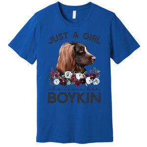 Just A Who Loves Her Kin Spaniel Gift Premium T-Shirt