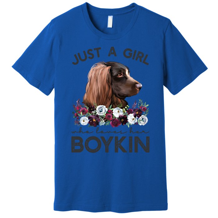 Just A Who Loves Her Kin Spaniel Gift Premium T-Shirt