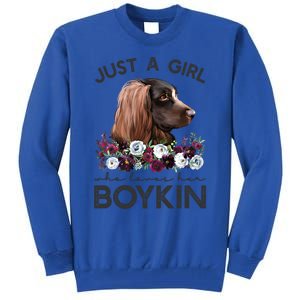 Just A Who Loves Her Kin Spaniel Gift Tall Sweatshirt