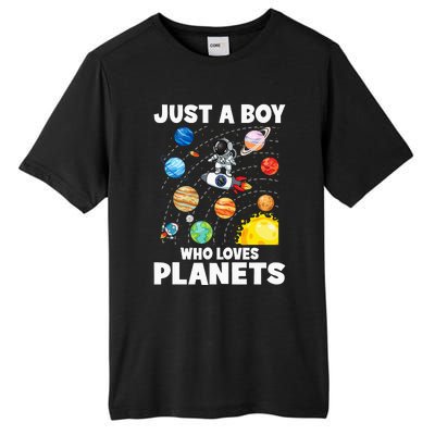 Just A Who Loves Planets Solar System Space Astronaut Tall Fusion ChromaSoft Performance T-Shirt