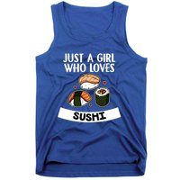 Just A Who Loves Sushi Cute Sushi Lover Great Gift Tank Top