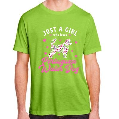 Just A Who Loves Portuguese Water Dog Gift Adult ChromaSoft Performance T-Shirt