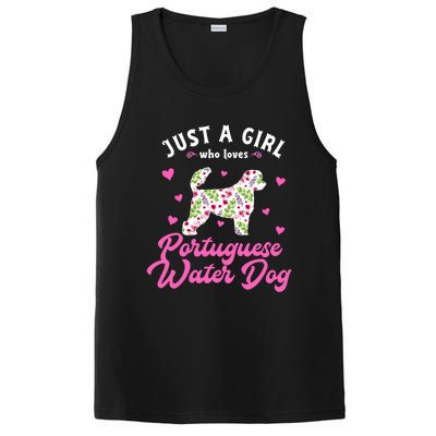 Just A Who Loves Portuguese Water Dog Gift PosiCharge Competitor Tank