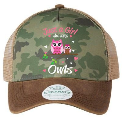 Just A  Who Loves Owls Legacy Tie Dye Trucker Hat