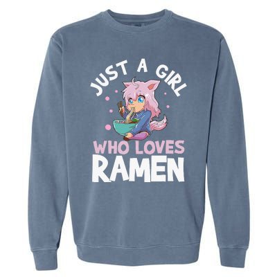 Just A  Who Loves Ra Garment-Dyed Sweatshirt