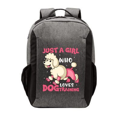 Just A Who Loves Dog Training Dog Trainer Great Gift Vector Backpack