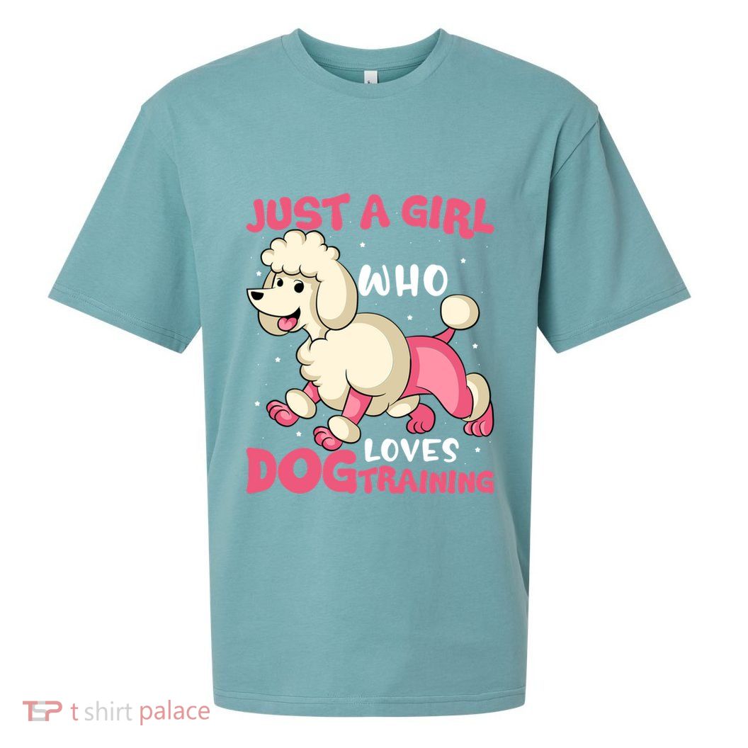 Just A Who Loves Dog Training Dog Trainer Great Gift Sueded Cloud Jersey T-Shirt
