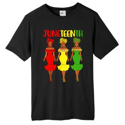 Juneteenth Afro Women Freeish Since 1865 Black Independence Day Black History Tall Fusion ChromaSoft Performance T-Shirt