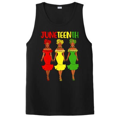 Juneteenth Afro Women Freeish Since 1865 Black Independence Day Black History PosiCharge Competitor Tank