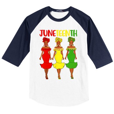 Juneteenth Afro Women Freeish Since 1865 Black Independence Day Black History Baseball Sleeve Shirt