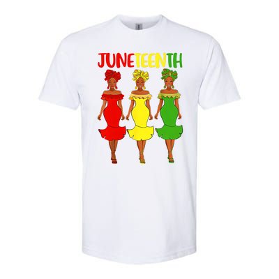 Juneteenth Afro Women Freeish Since 1865 Black Independence Day Black History Softstyle CVC T-Shirt