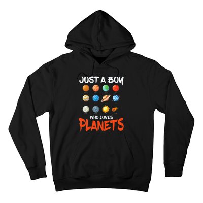 Just A Who Loves Planets Space Dwarf Solar System Gift Hoodie