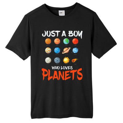 Just A Who Loves Planets Space Dwarf Solar System Gift Tall Fusion ChromaSoft Performance T-Shirt