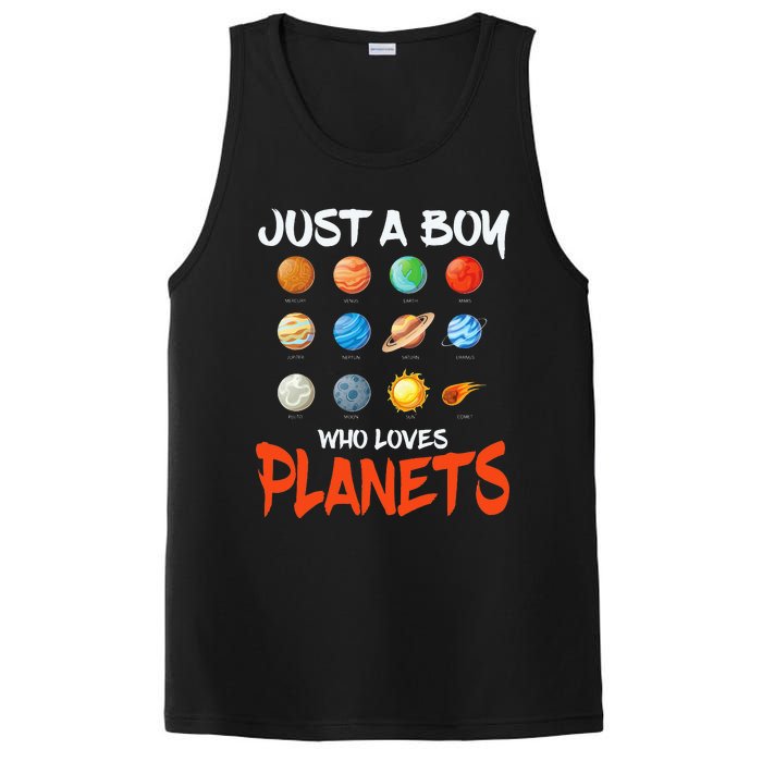 Just A Who Loves Planets Space Dwarf Solar System Gift PosiCharge Competitor Tank